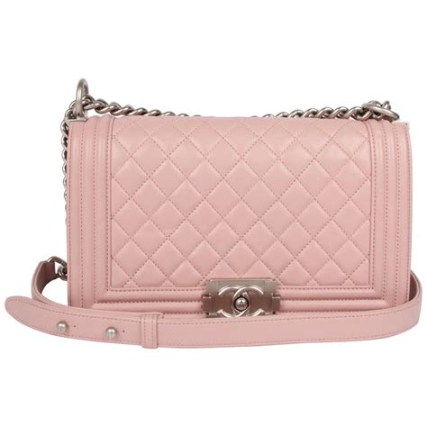 chanel pink boy bag price|Chanel boy bag beige.